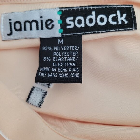 Jamie Sadock Peach Ruched Golf Shirt - Picture 4 of 5